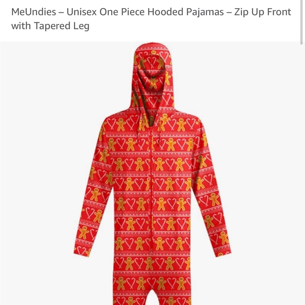 MeUndies Zip Up Romper with Pockets Never Worn, XXL